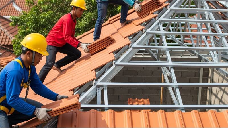 Before–After Kayu ke Baja Ringan