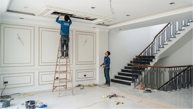 Before–After Facade Painting