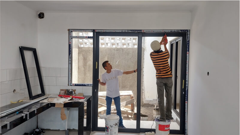 Before–After Facade Painting