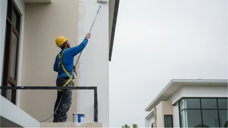 Monochrome Modern Hallway