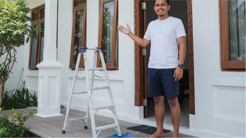 Dapur Cantik dengan Kitchen Set Baru